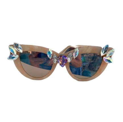 IC-Mirrored Reflection Eyewear Couture Cat Eye Style