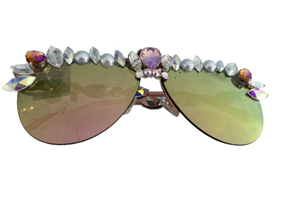 IC-Bijou pour les yeux rose gold style fanned out