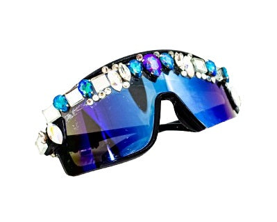 IC-Manhattan Skyline Windows Eyewear Couture Grand View Wrap Blue Sky